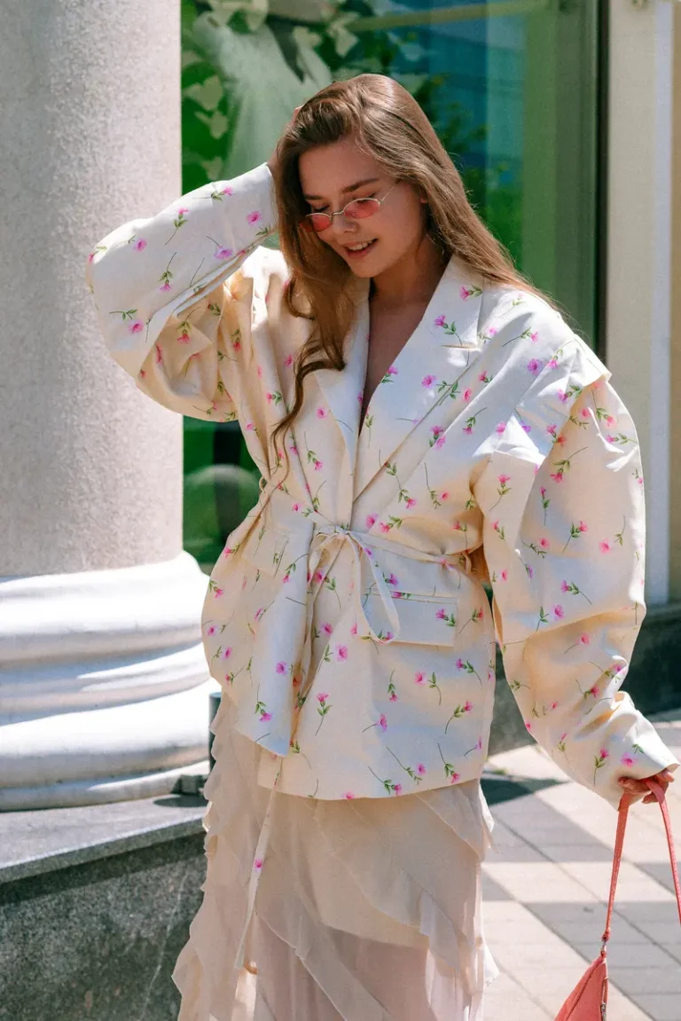 Walking in a flowered jacket — BLISS Magazine | The July Fashion Edition | Vol.2 | 2025
