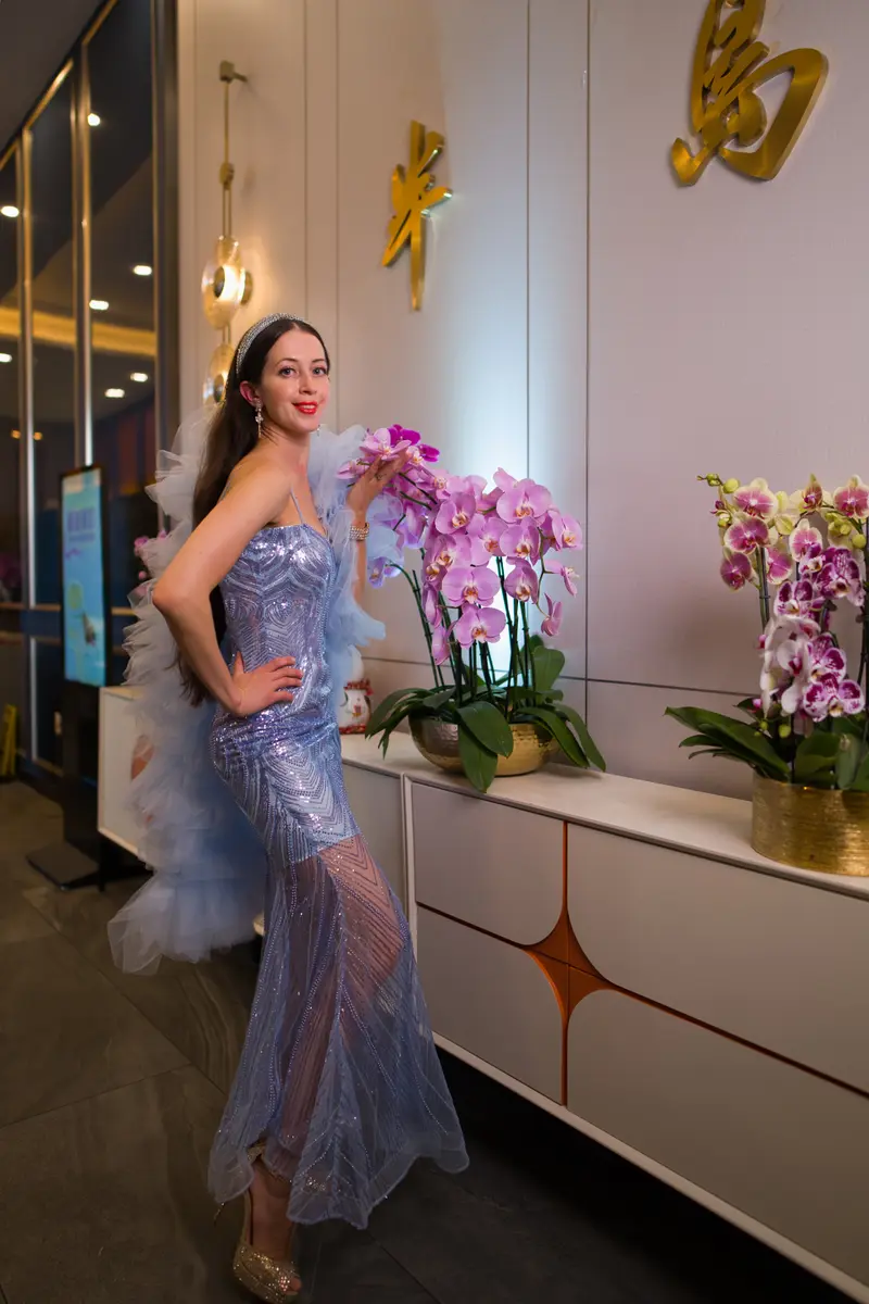 Lady in Sky Blue — BLISS Magazine editorial